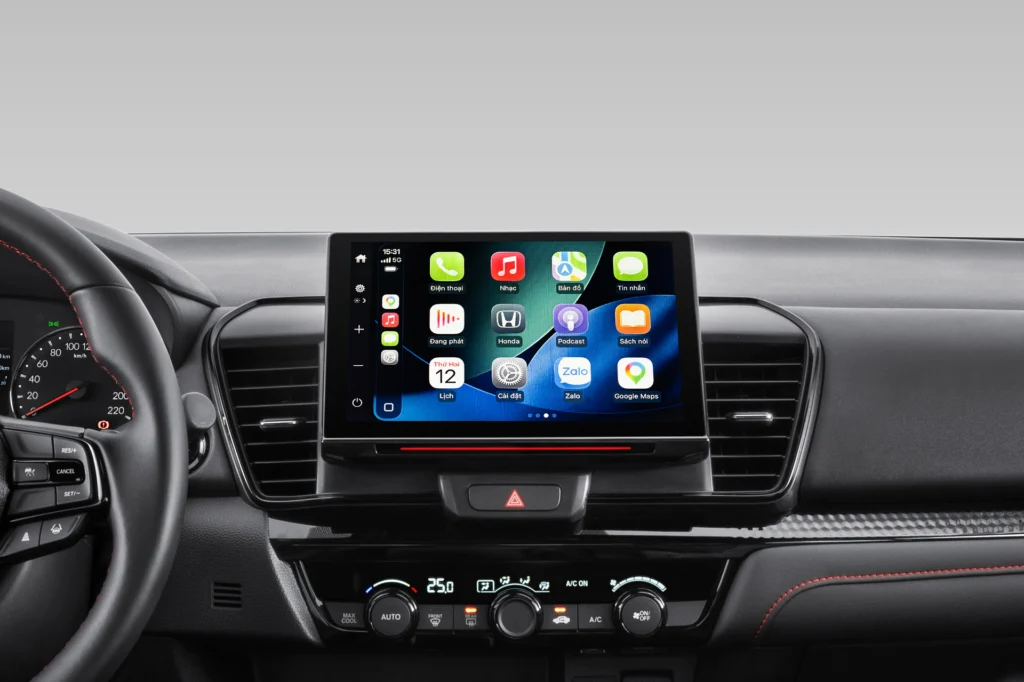 Nội thất Honda City 2027 hàng ghế trước