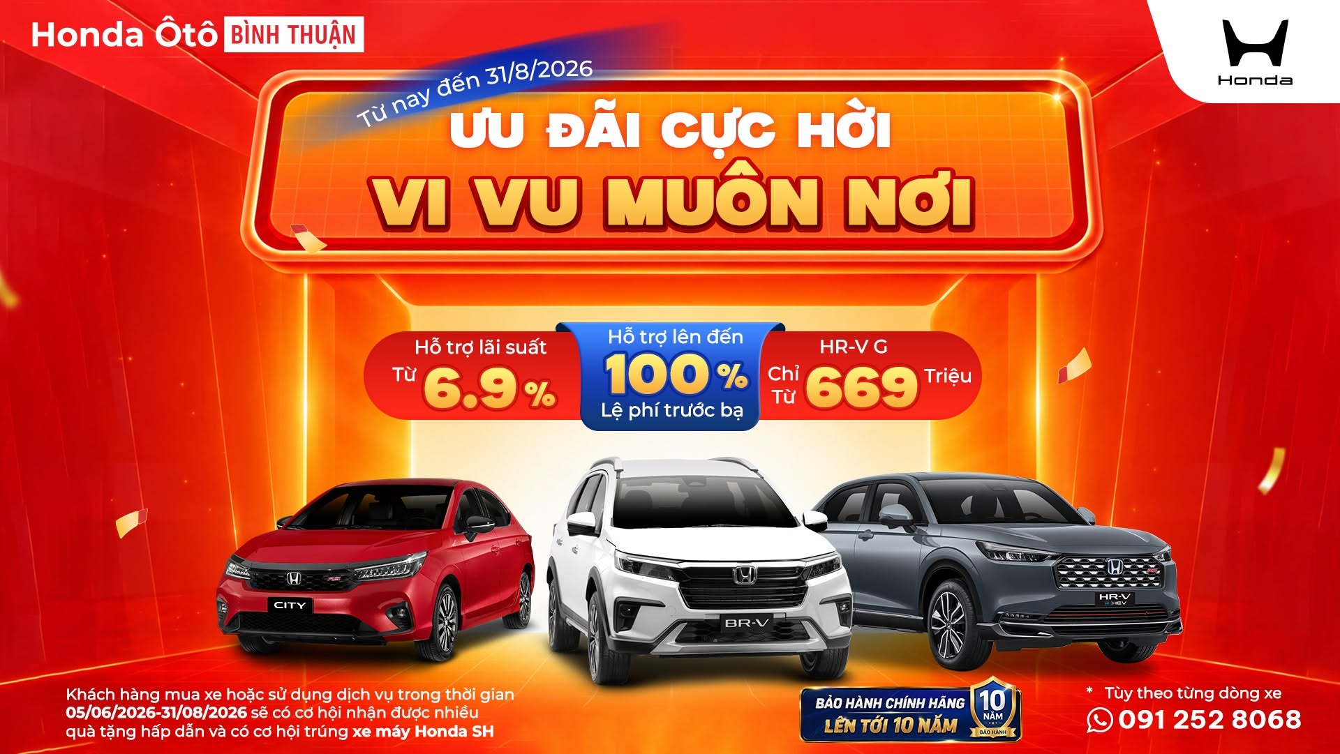 THÁNG 8 CHỐT HONDA – ƯU ĐÃI LỚN, NHẸ GÁNH CHI PHÍ!
