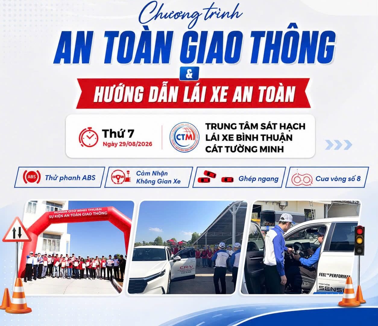 AN TOÀN GIAO THÔNG & HƯỚNG DẪN LÁI XE AN TOÀN” vào Thứ Bảy, ngày 29/08/2026.