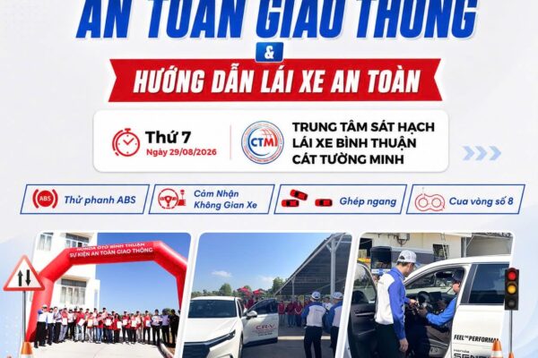 AN TOÀN GIAO THÔNG & HƯỚNG DẪN LÁI XE AN TOÀN” vào Thứ Bảy, ngày 29/08/2026.