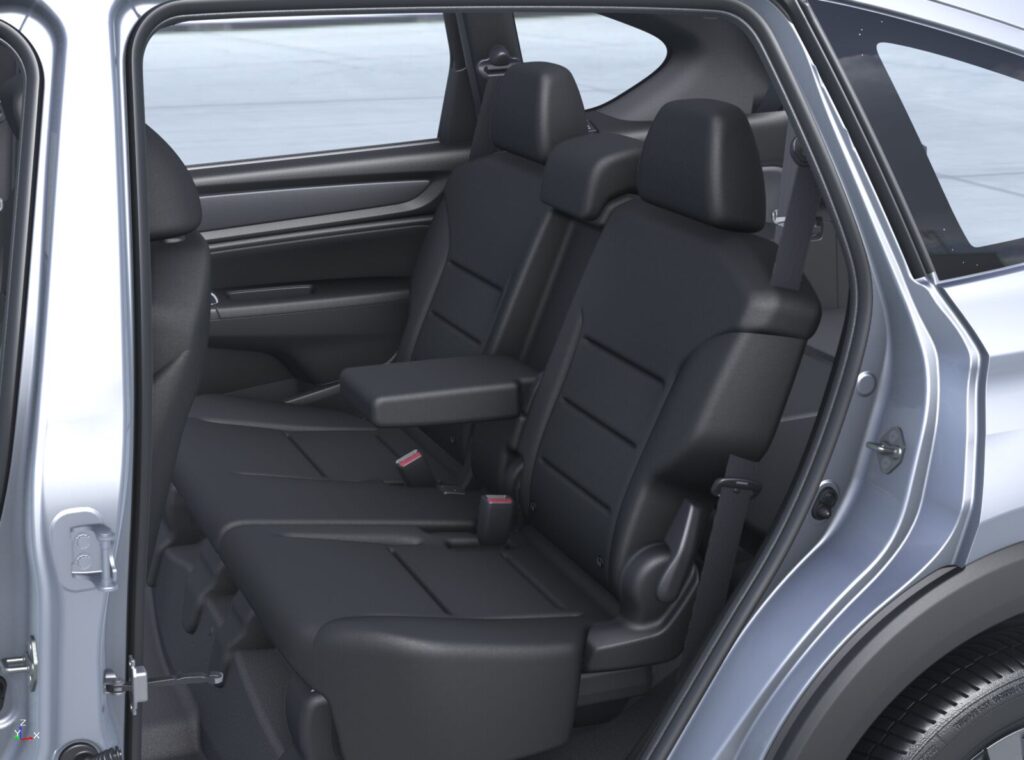Hàng ghế thứ hai Honda BR-V nhìn từ cửa bên