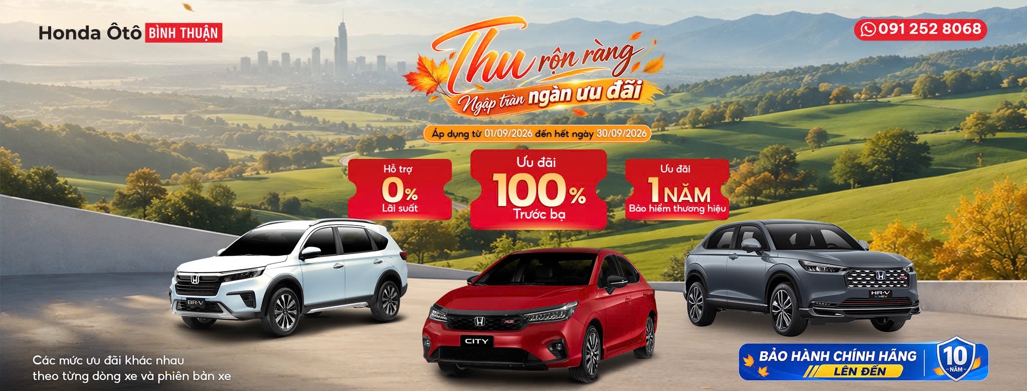 Banner Honda Ô tô Bình Thuận 1