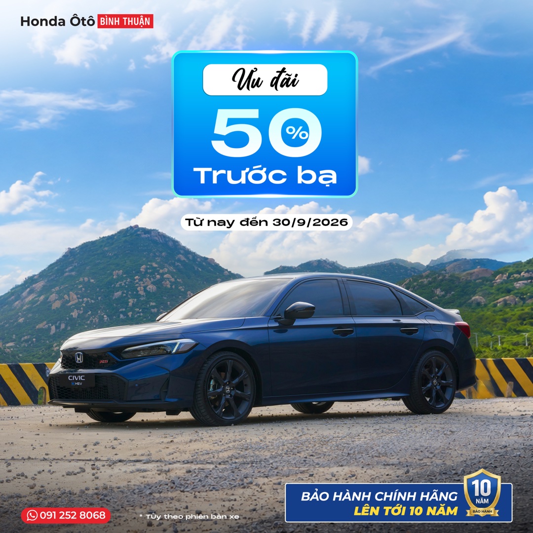 Ưu đãi Honda Civic tháng 9/2026