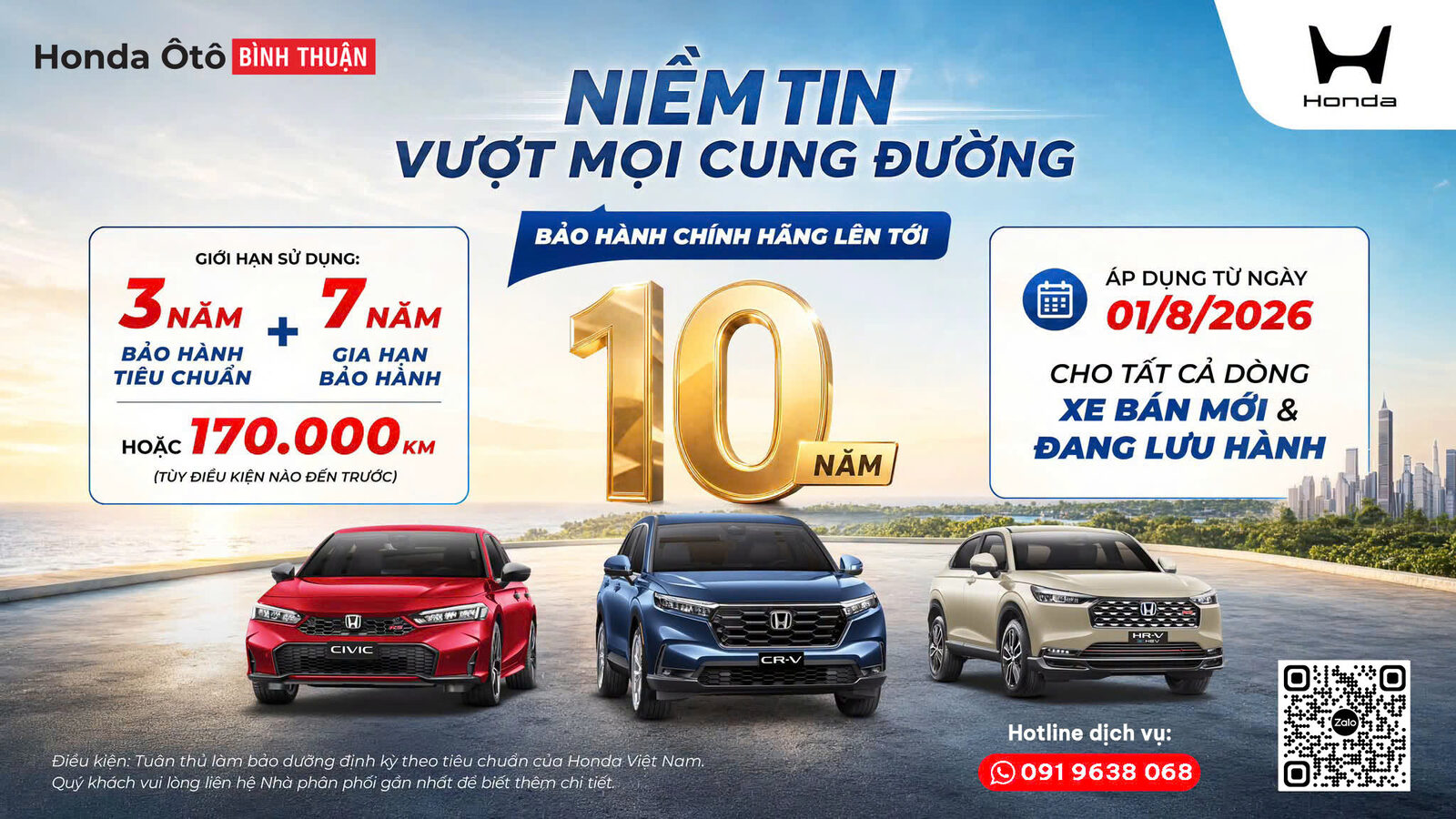 Bảo hành chính hãng